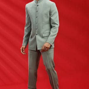 Mint Green Boomario Bandhgala Set